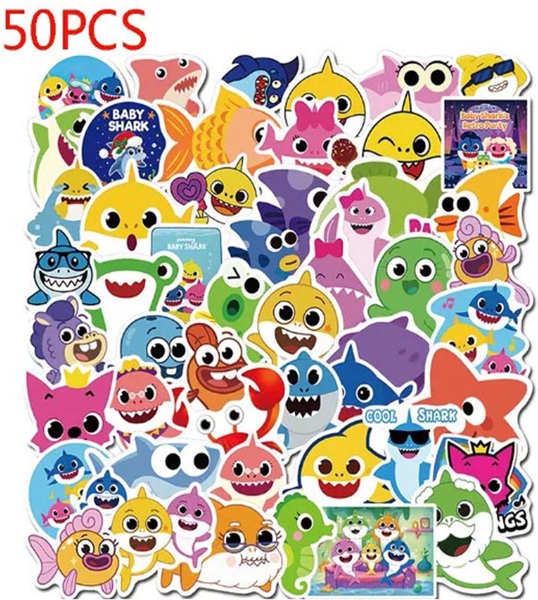 Shark Kinder Verjaardag Versiering 128 stuks