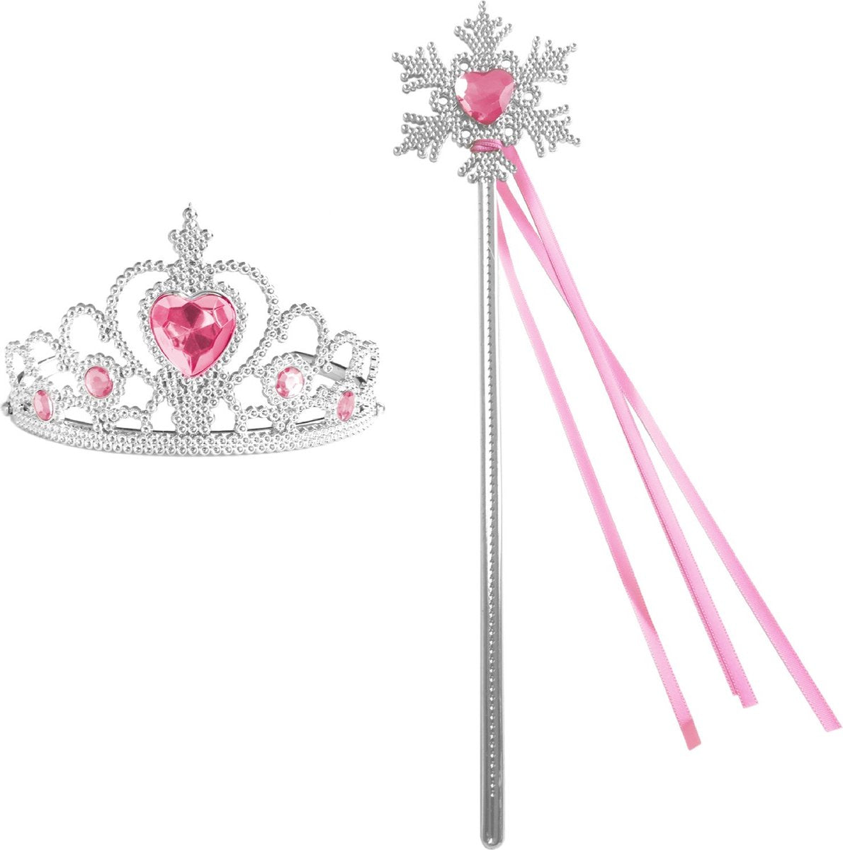 Elsa Verkleed Jurk met Ster Roze