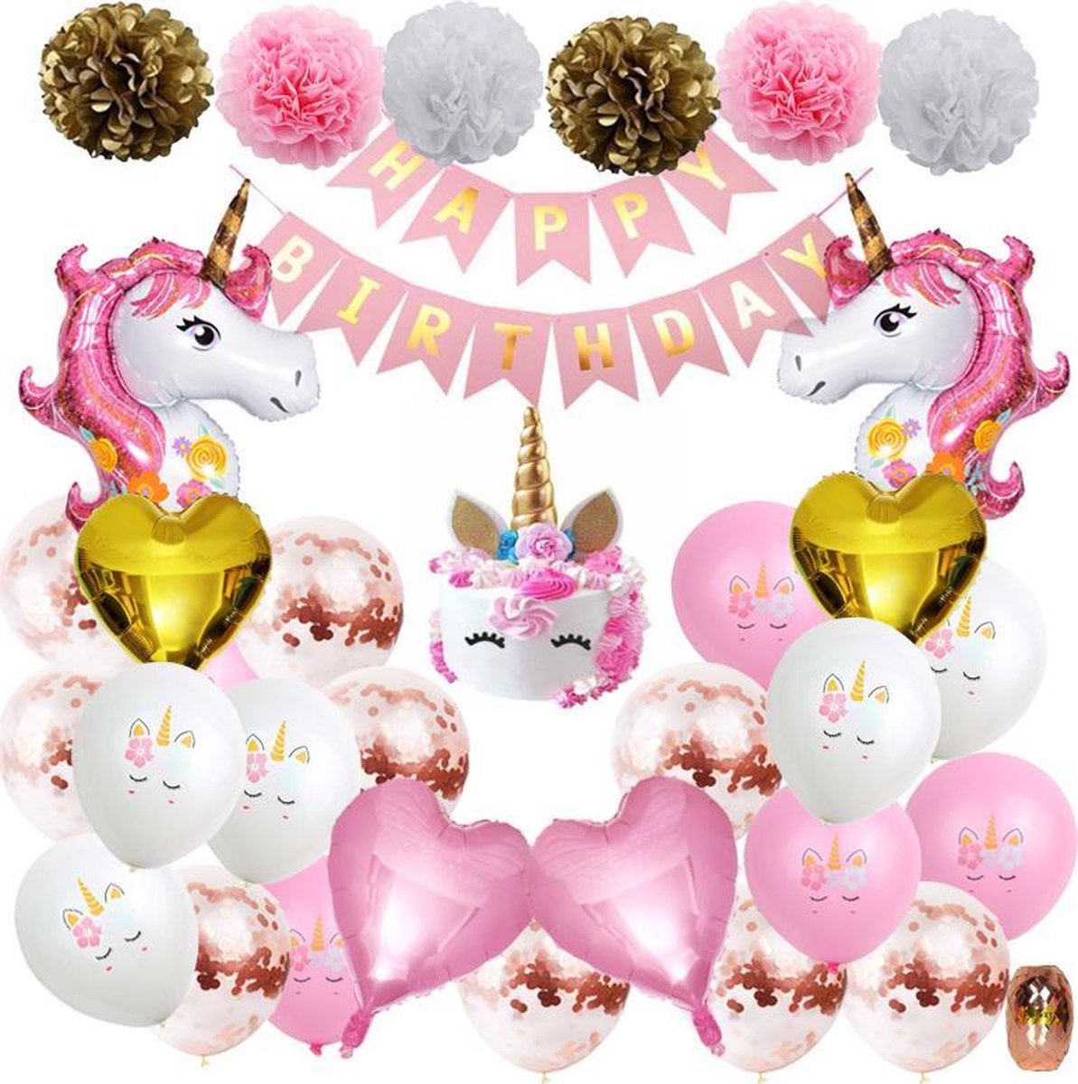 Unicorn Verjaardag Versiering