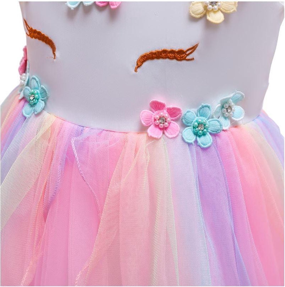 Unicorn Verkleedjurk met eenhoorn haarband