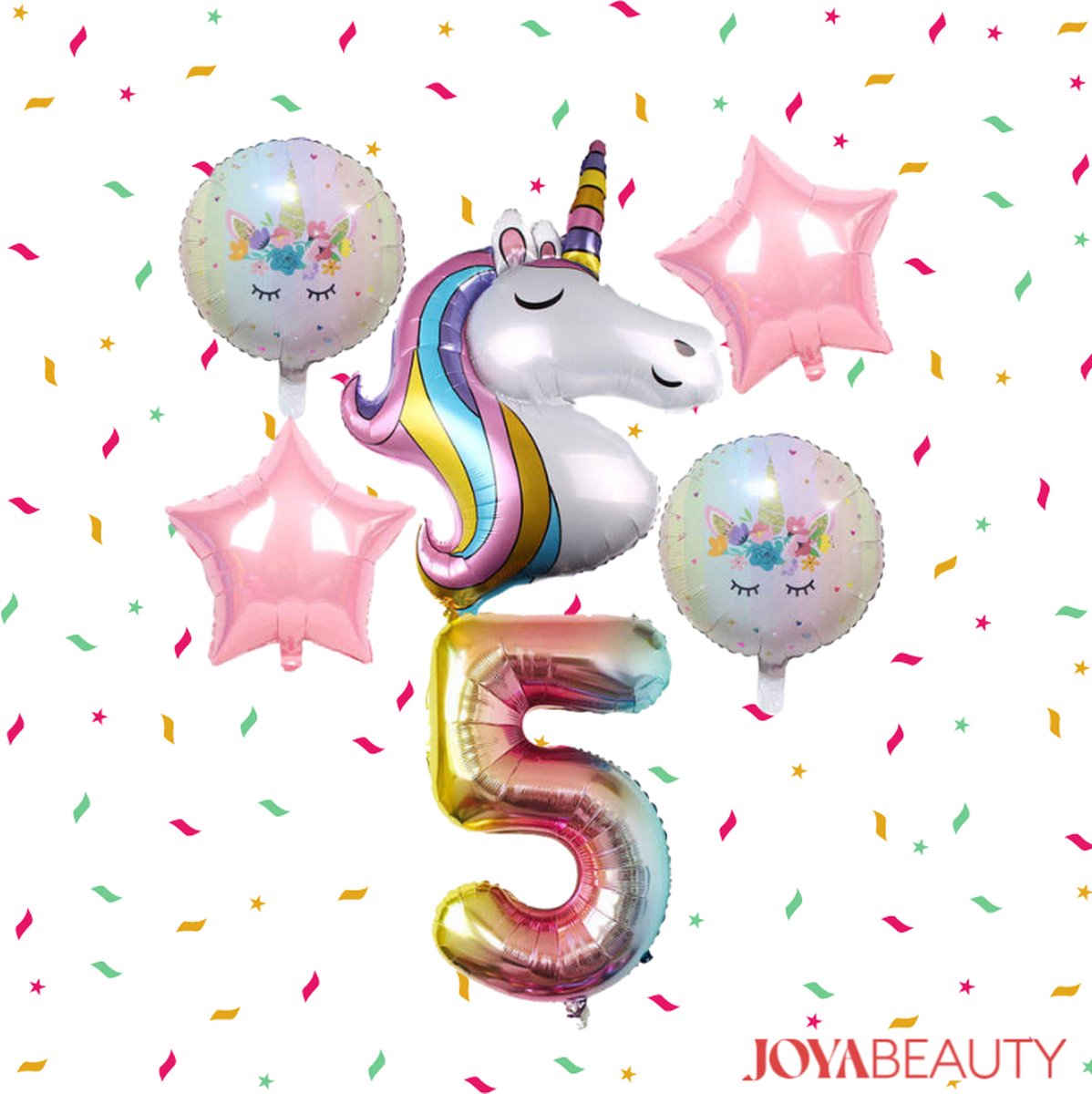 3 tot 7 jaar Unicorn Feestset