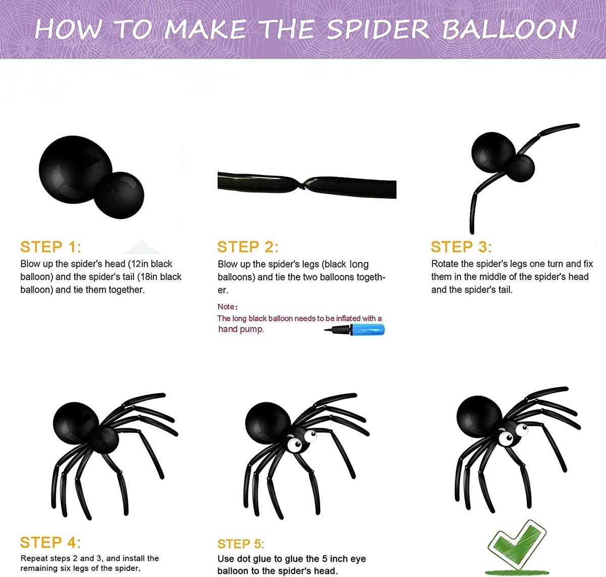 Joya Party® Halloween Ballonnenboog Feestset