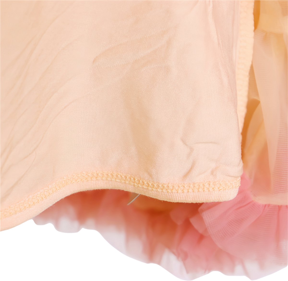 Zalm Licht Roze Verkleedrok met Tule