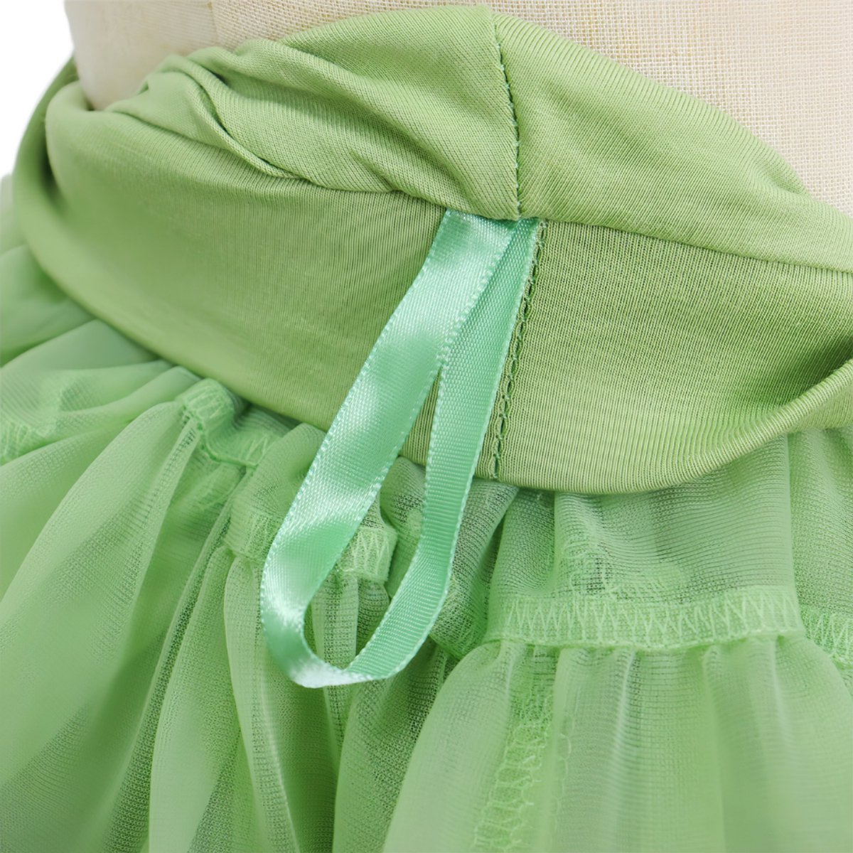 Pastel Groen Verkleedrok met Tule