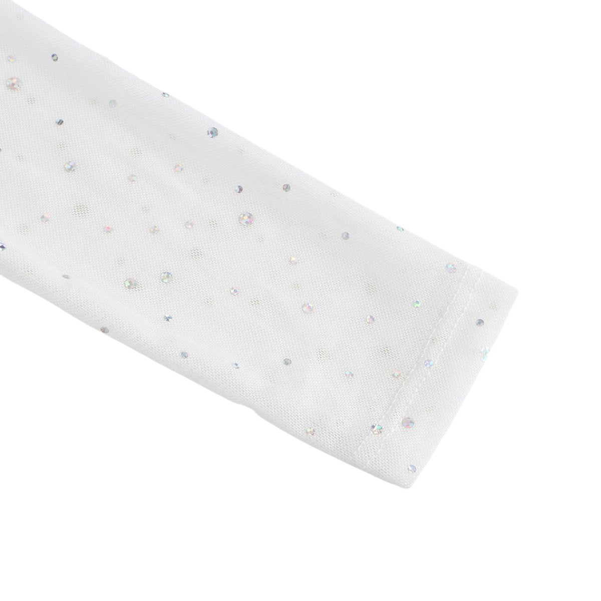 Turnpakje Meisjes met Lange Mouwen, Broekje en Scrunchie Blauw met Wit
