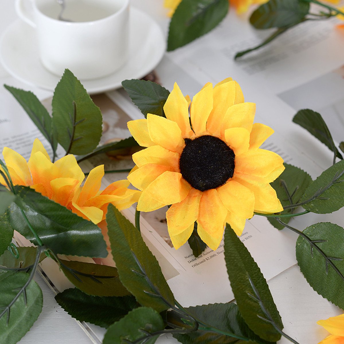 Zonnebloem Slinger Decoratie Set van 3 stuks