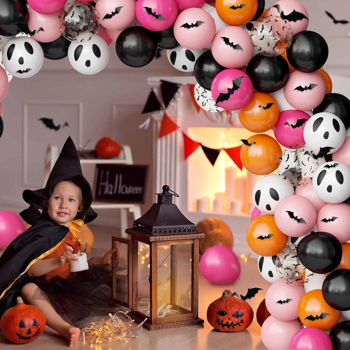 Joya Party® Halloween Ballonnen Versier Set 60-delig Feestset