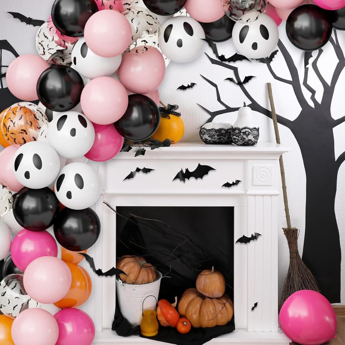 Joya Party® Halloween Ballonnen Versier Set 60-delig Feestset