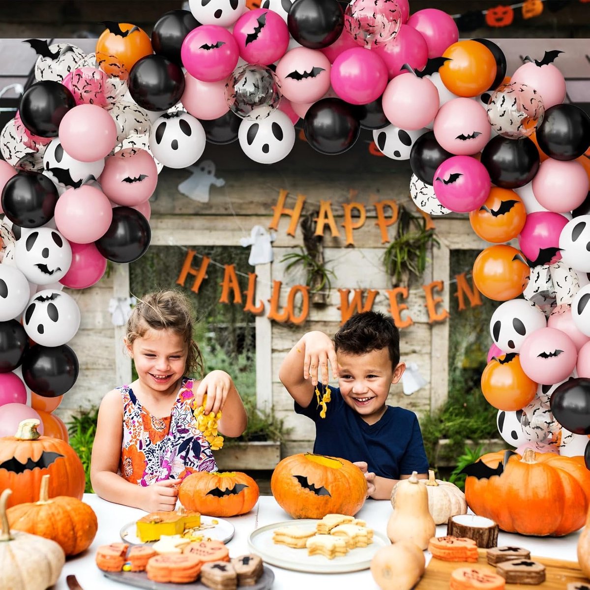 Joya Party® Halloween Ballonnen Versier Set 60-delig Feestset