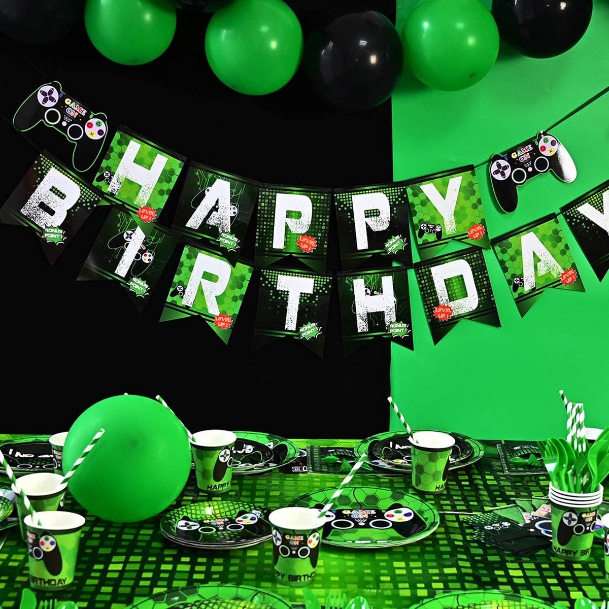 Gaming Verjaardag Feestset