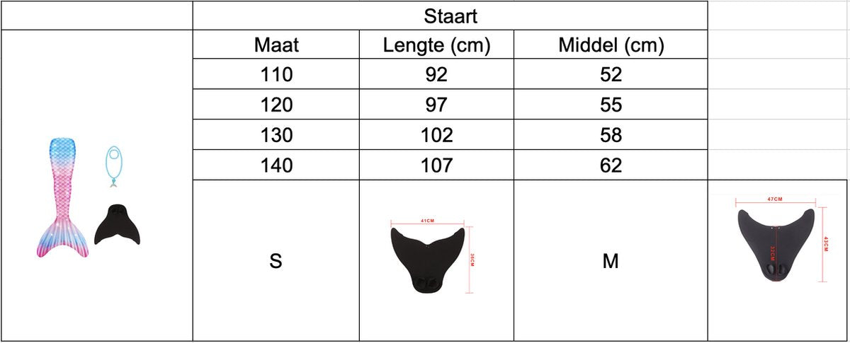 Zeemeerminstaart met Monovin