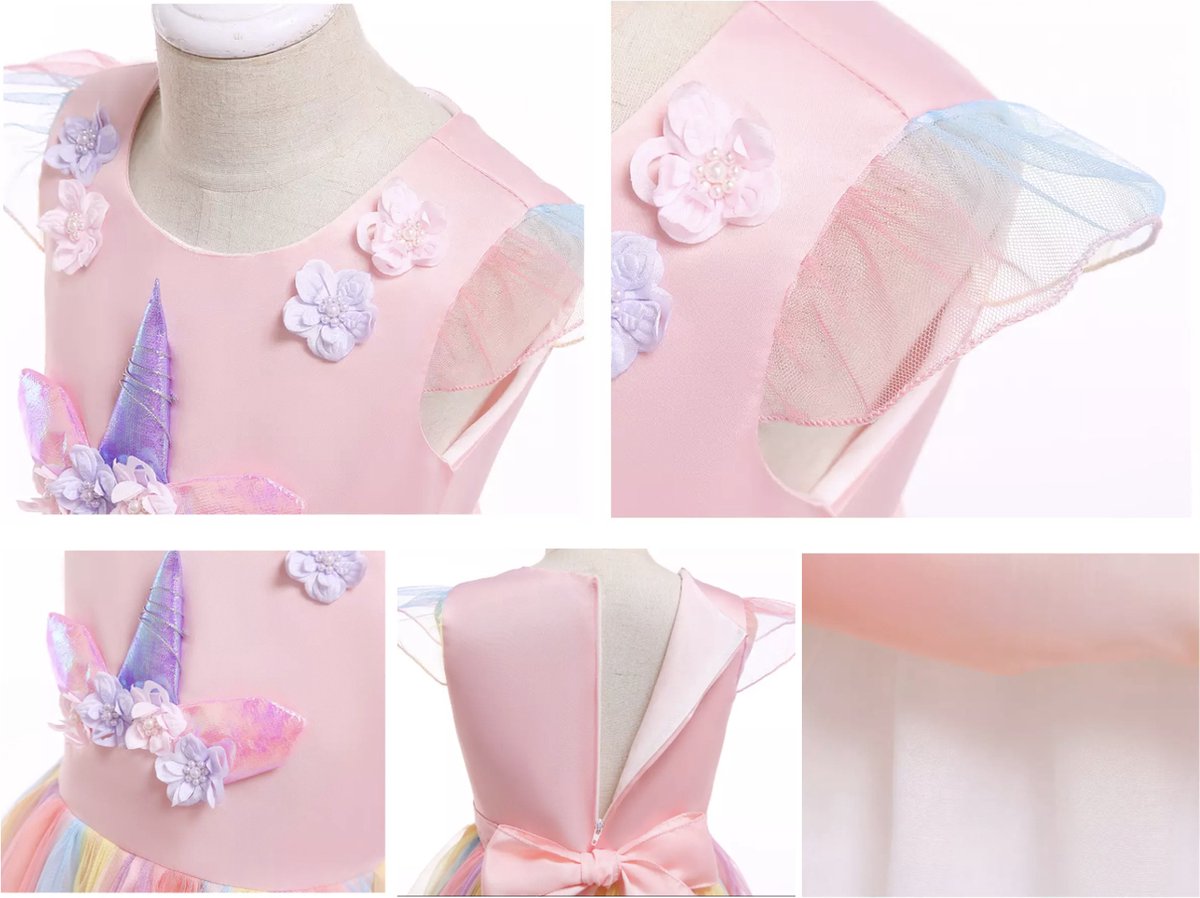 Roze Eenhoorn Verkleed Jurk