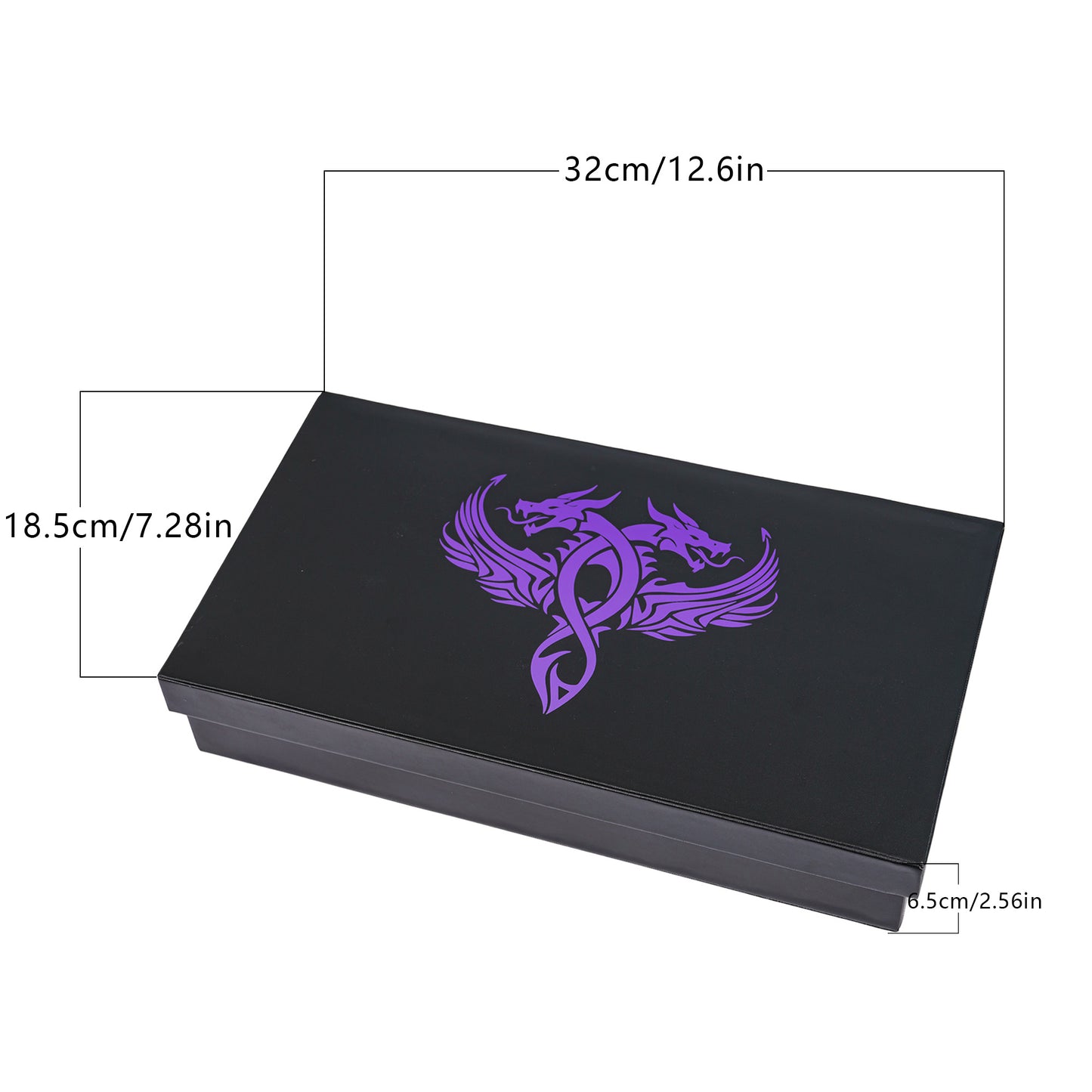 Dobbelaars Deluxe Dice Vault (Zwart & Paars)