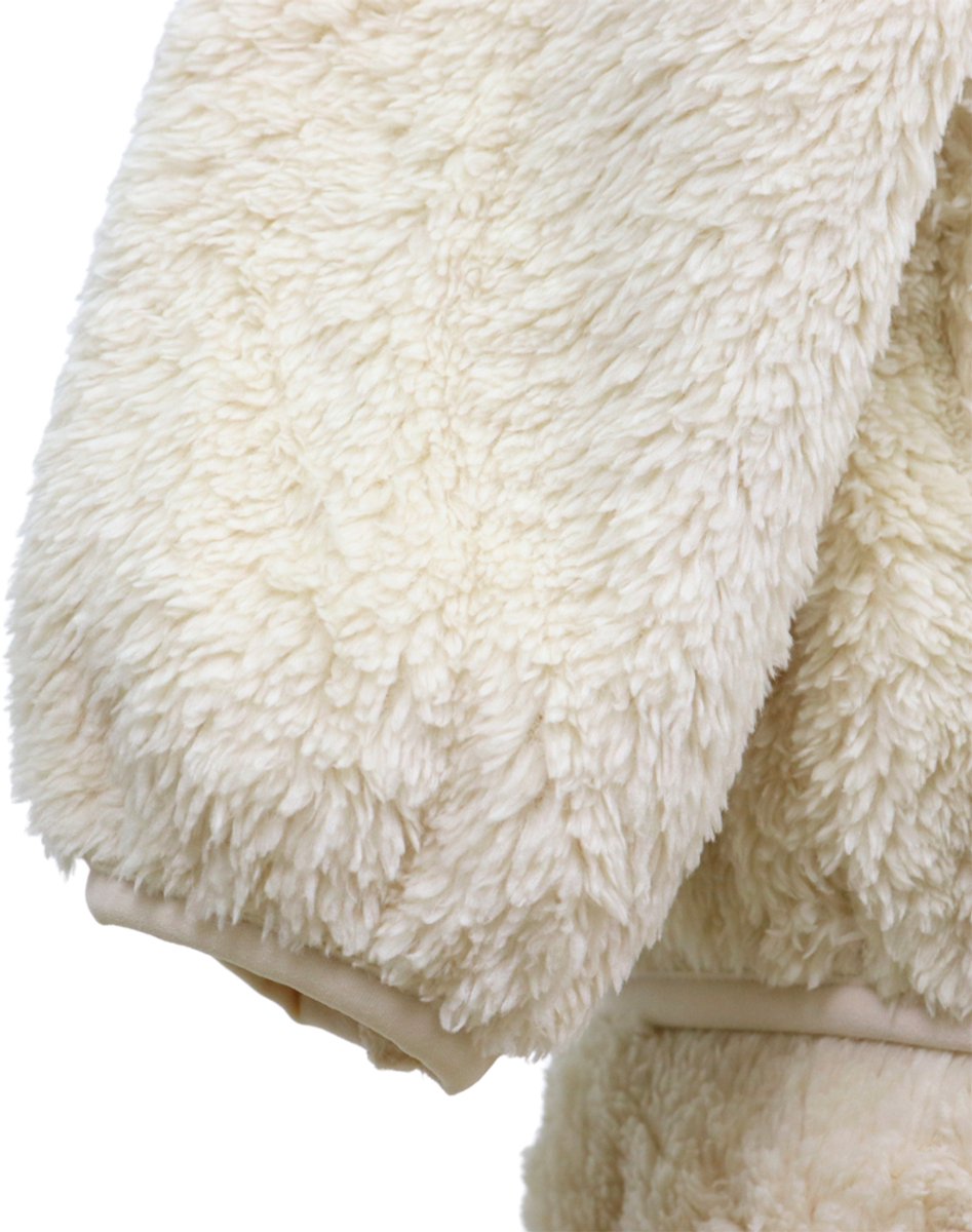 Teddy Fleece 2-delige Set Kinderen Crème