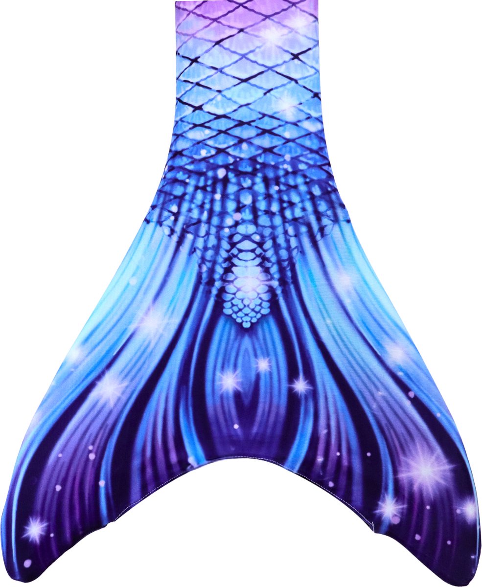 Galaxy Zeemeerminstaart met bikini top en Accessoires met MONOVIN