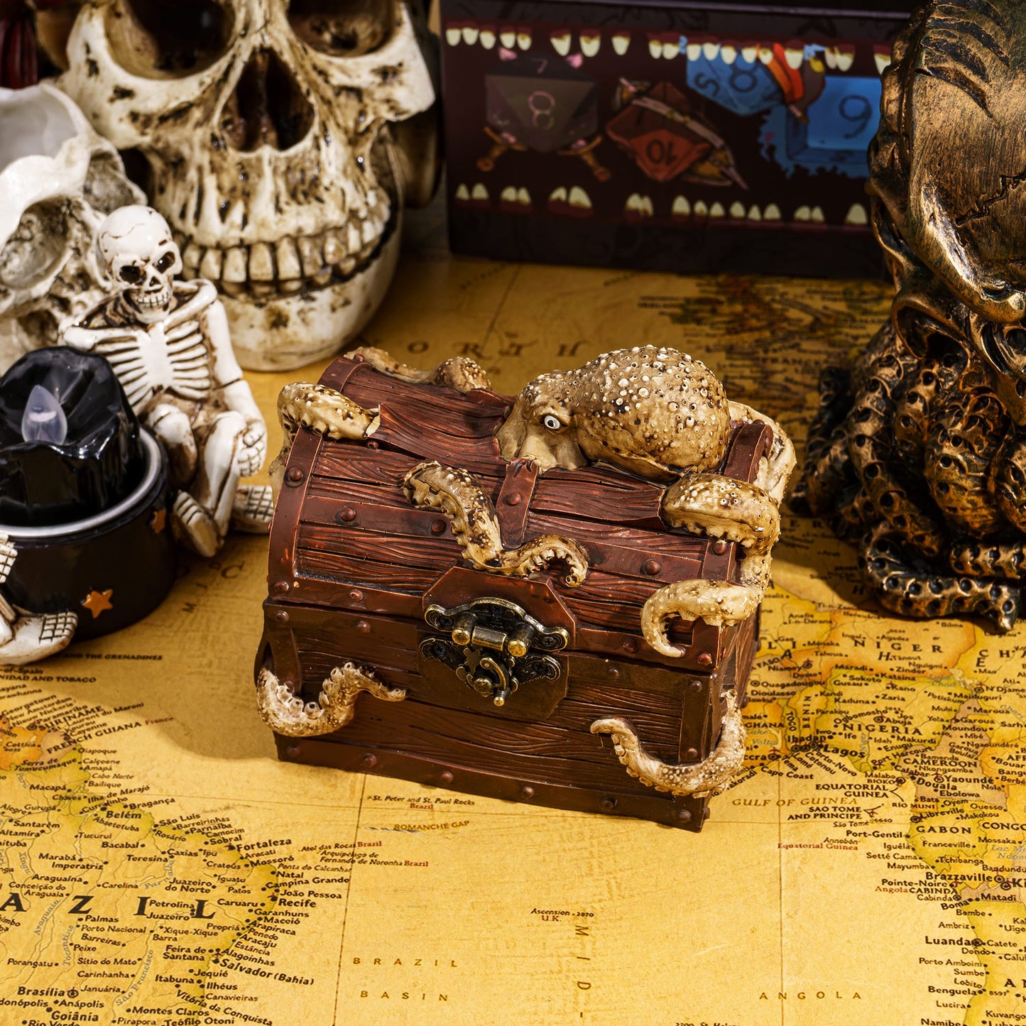 Octopus Dice Chest – Kraken’s Keep