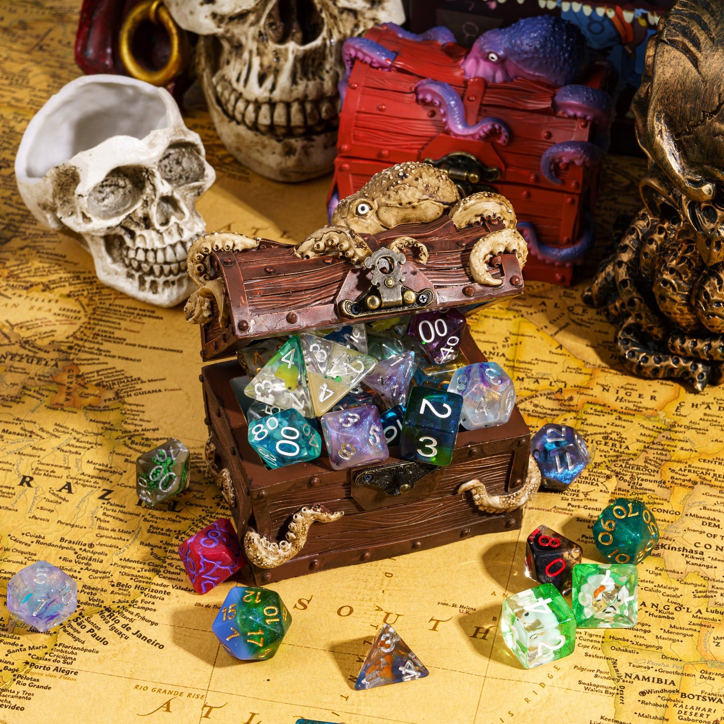 Octopus Dice Chest – Kraken’s Keep