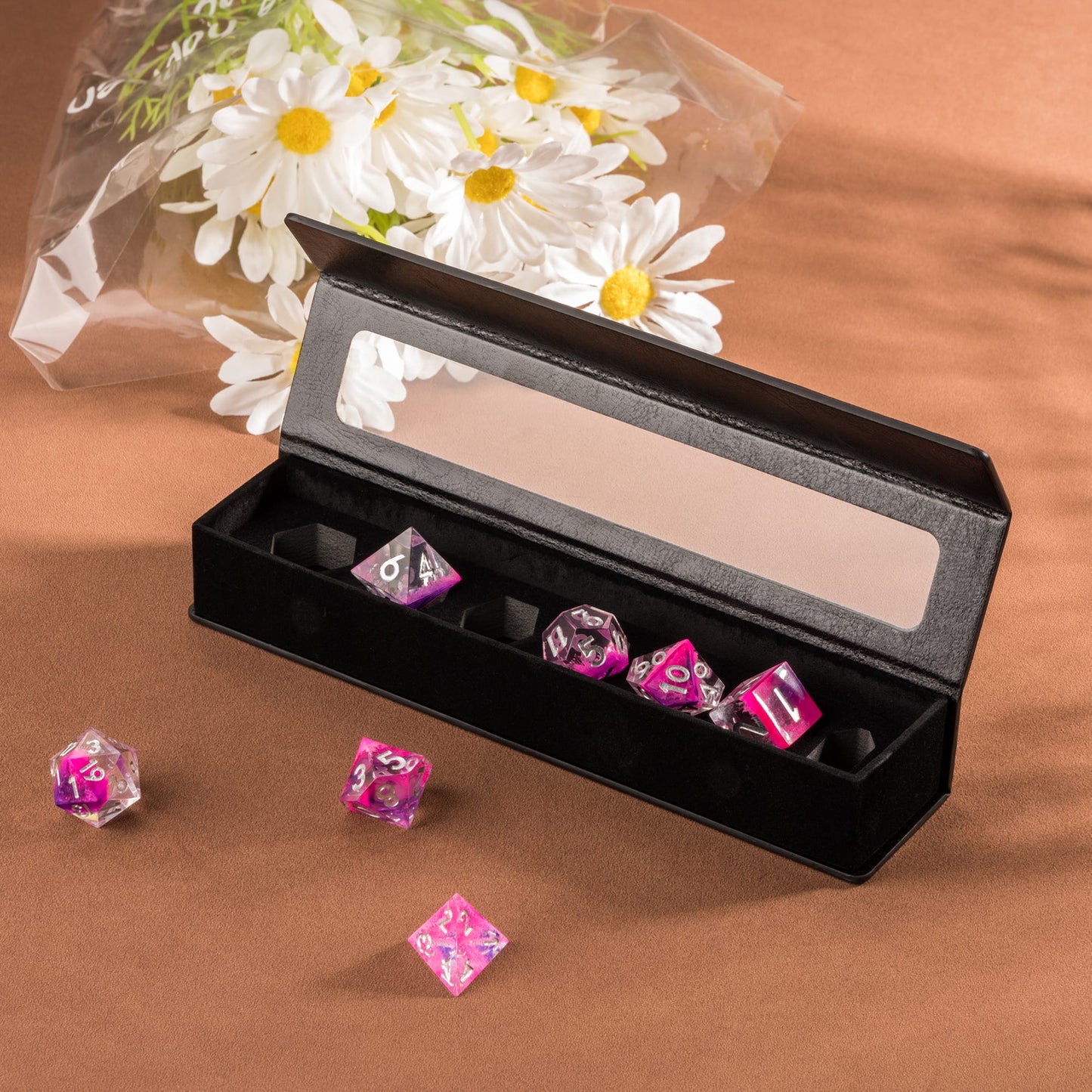Dobbelstenen Display Box – met transparant venster