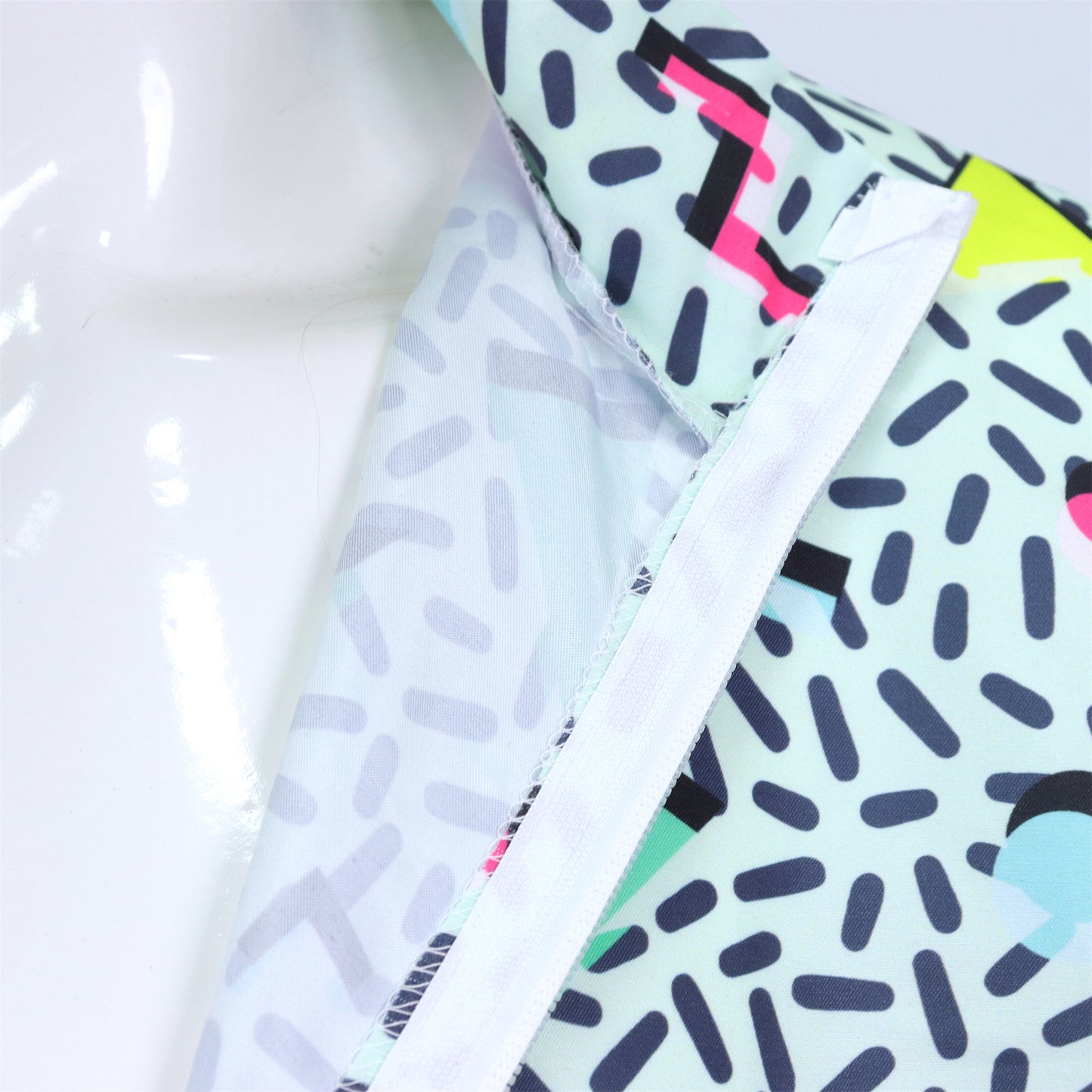 Retro Trainingspak Volwassenen Mintgroen met Retro Print