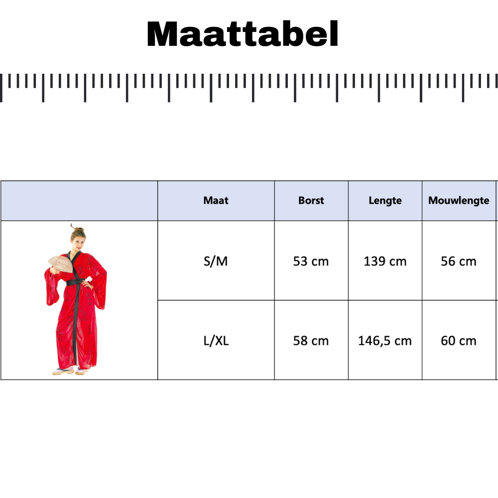 Geisha Aziatische Kimono Jurk Dames