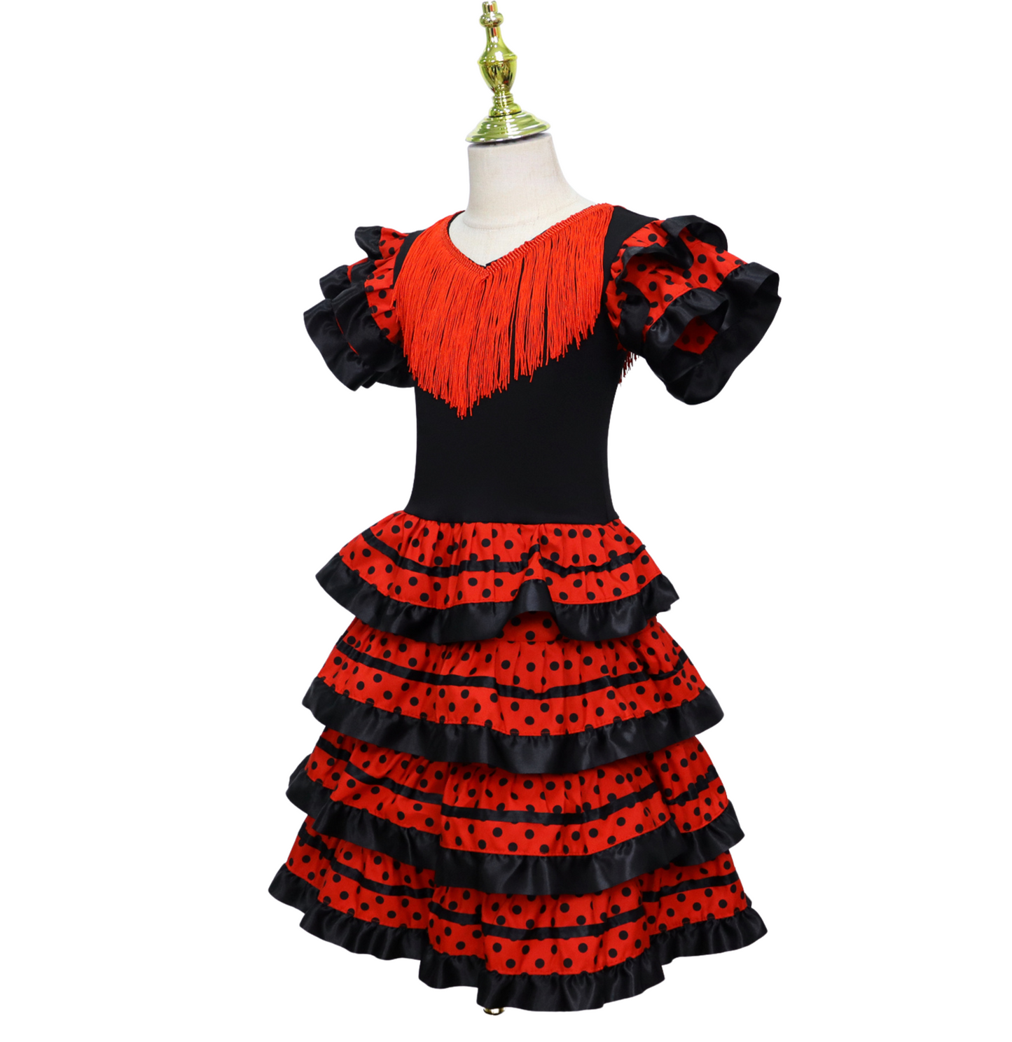 Spaanse Flamenco Verkleedjurk Meisjes