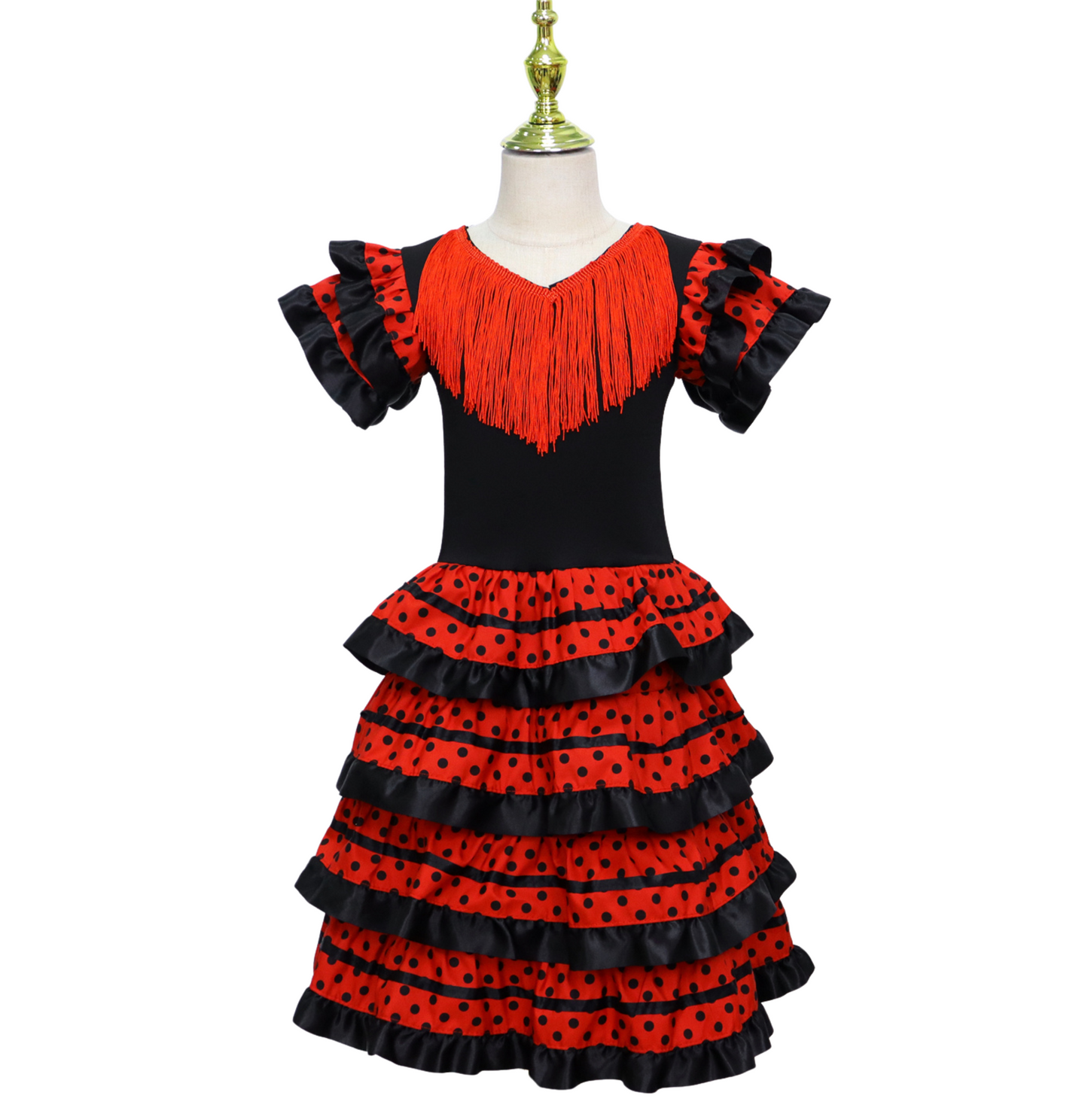 Spaanse Flamenco Verkleedjurk Meisjes