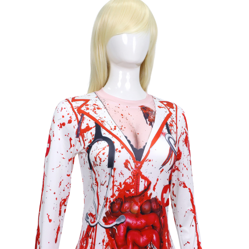 Bloederige Sexy Zuster Kostuum