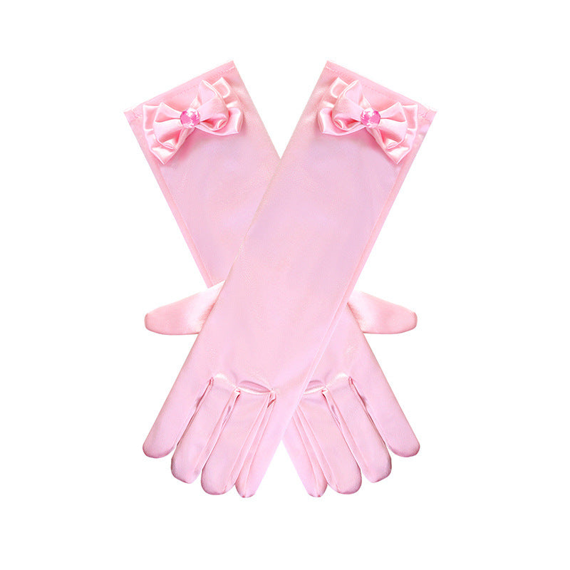 Prinsessen Accessoireset: Kroon, Toverstaf en Handschoenen - Roze