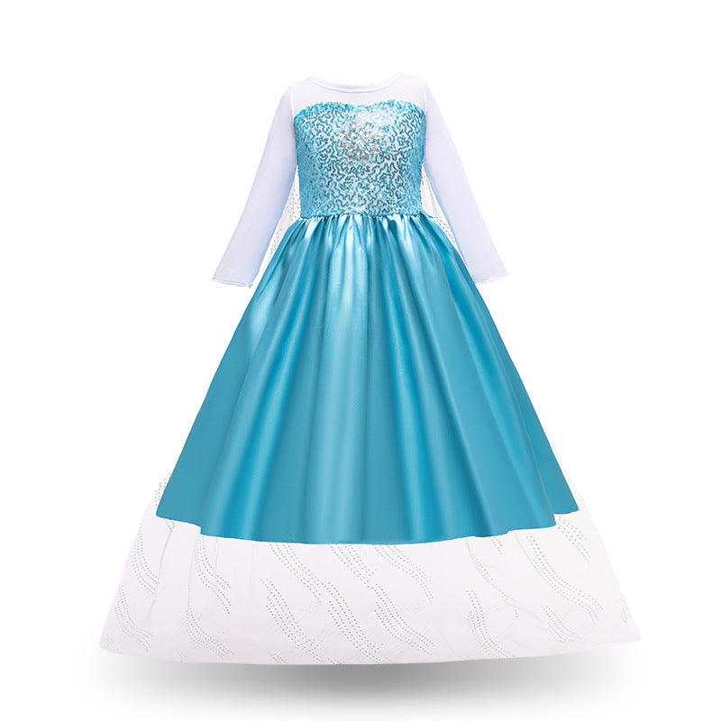 Blauwe Prinsessenjurk Meisje