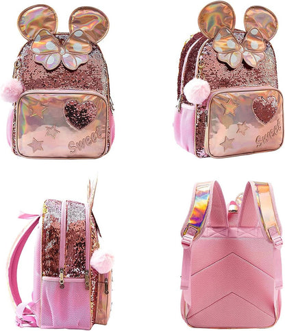 Minnie Oren Schooltas Pailletten