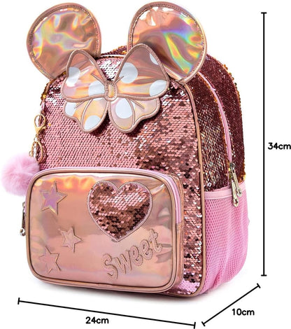 Minnie Oren Schooltas Pailletten
