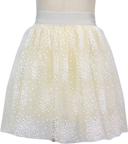 Licht Geel Verkleedrok met Tule