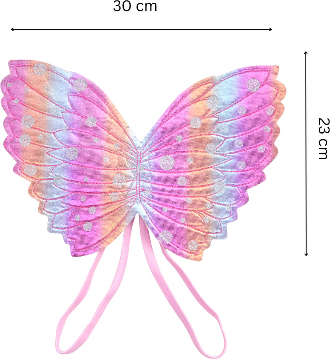 Regenboog tutu met Vleugels en Staf