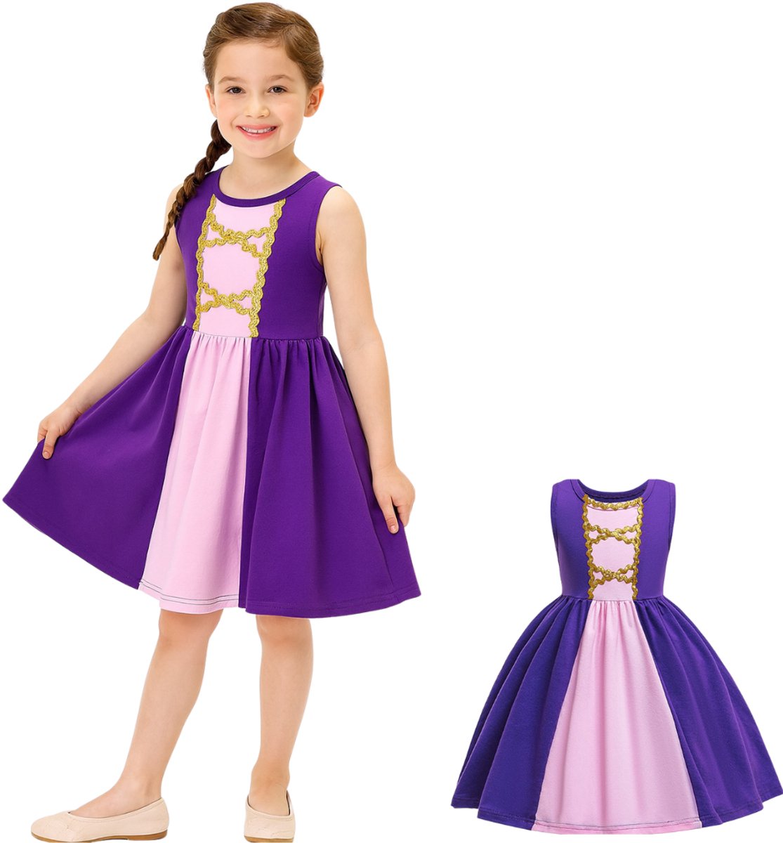 Rapunzel Prinsessenjurk meisje
