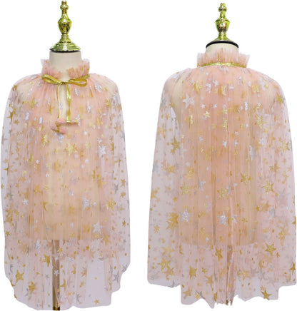 Verkleedcape met Accessoires Beige kleuren