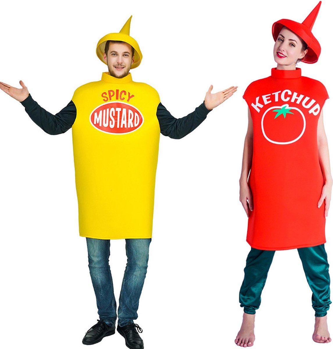 Ketchup Fles Verkleedpak Volwassenen