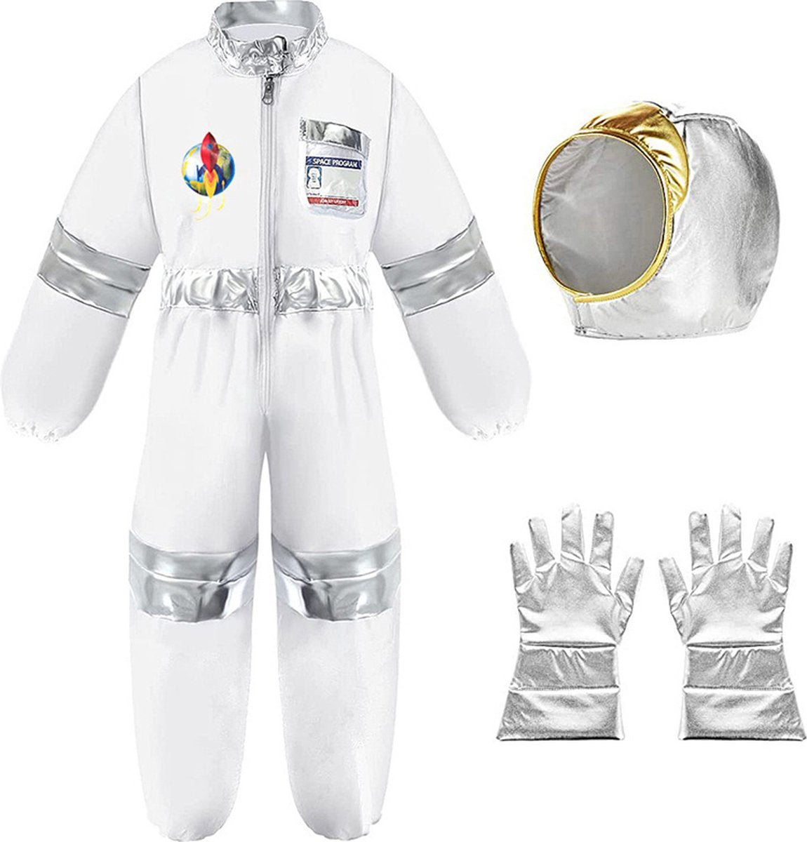 Verkleedset met astronautenkostuum