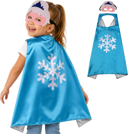 Elsa Frozen Cape & Masker Set