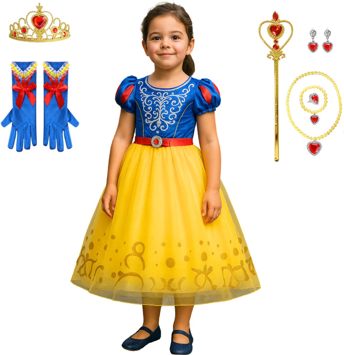 Sneeuwwitje Prinses Verkleedjurk Meisjes