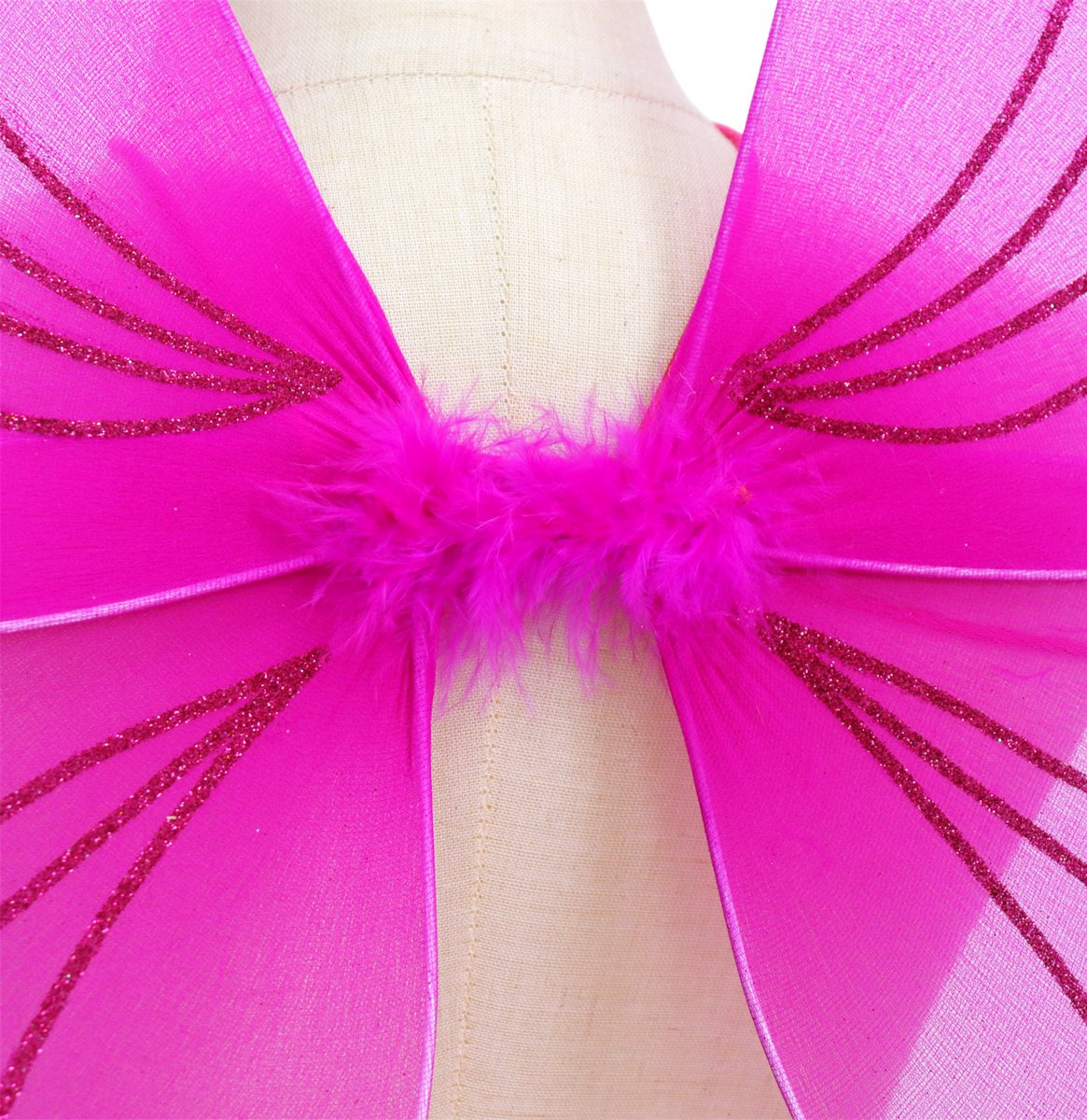 Tuin Vlinder Fee Verkleedset voor Meisjes Hard Roze