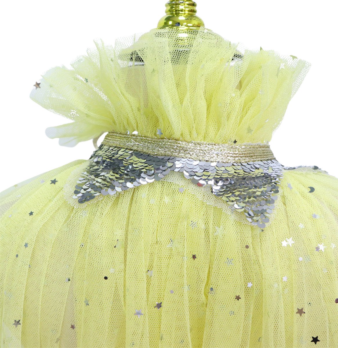 Verkleedcape met Accessoires Licht Geel