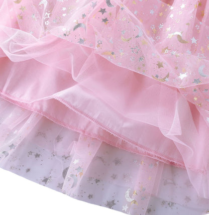 Comfortabele Unicorn Verkleedjurk Meisjes Zacht Roze