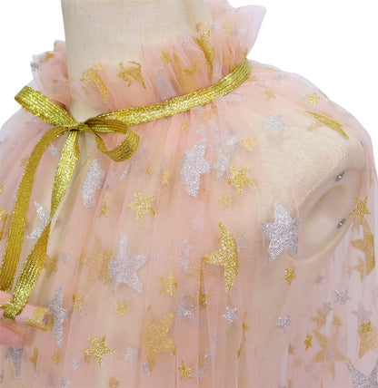 Verkleedcape met Accessoires Beige kleuren