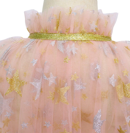 Verkleedcape met Accessoires Beige kleuren