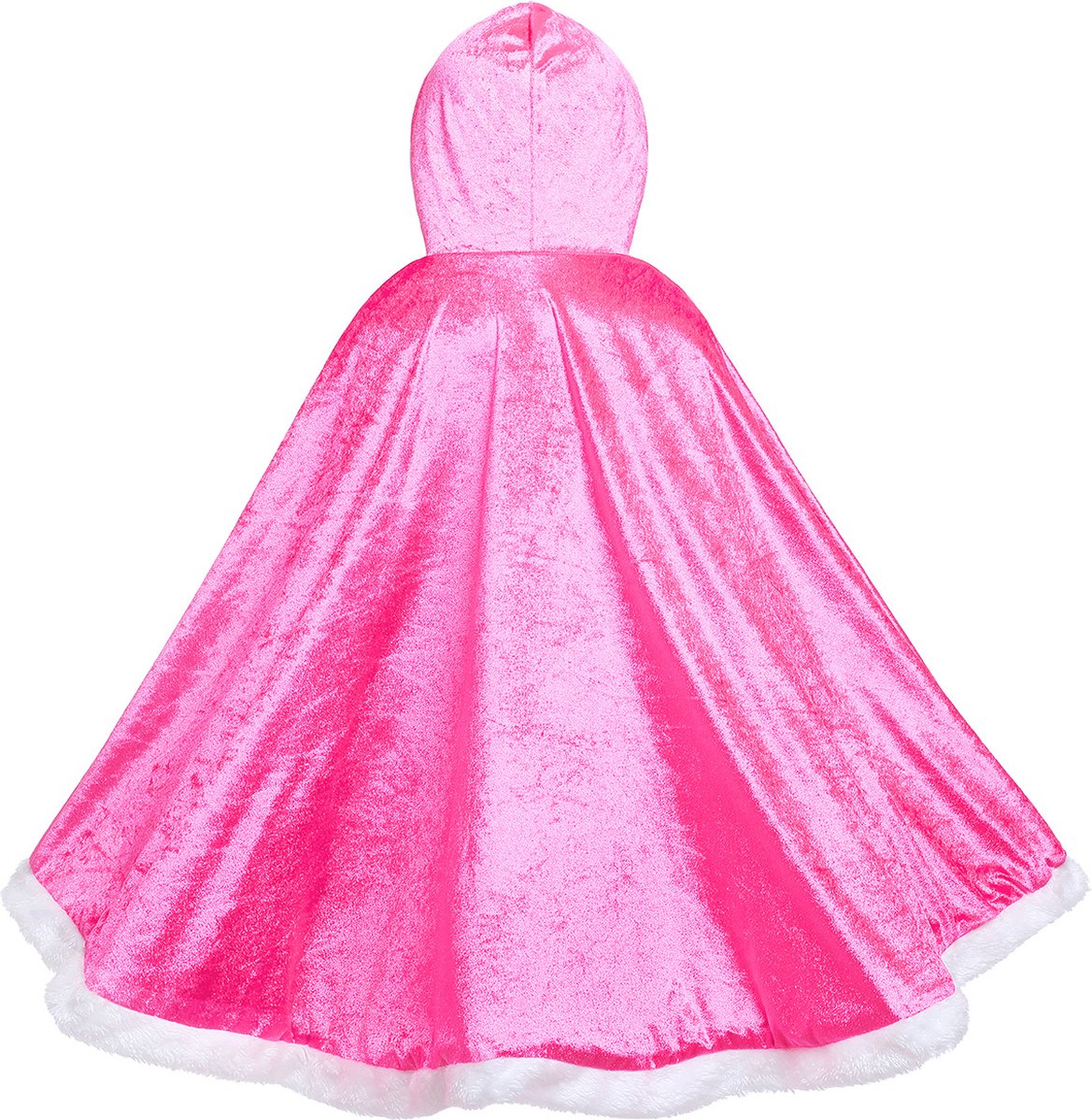 Luxe Verkleed Cape Winter Roze