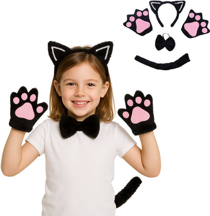 Kat Zwart Verkleed Accessoires