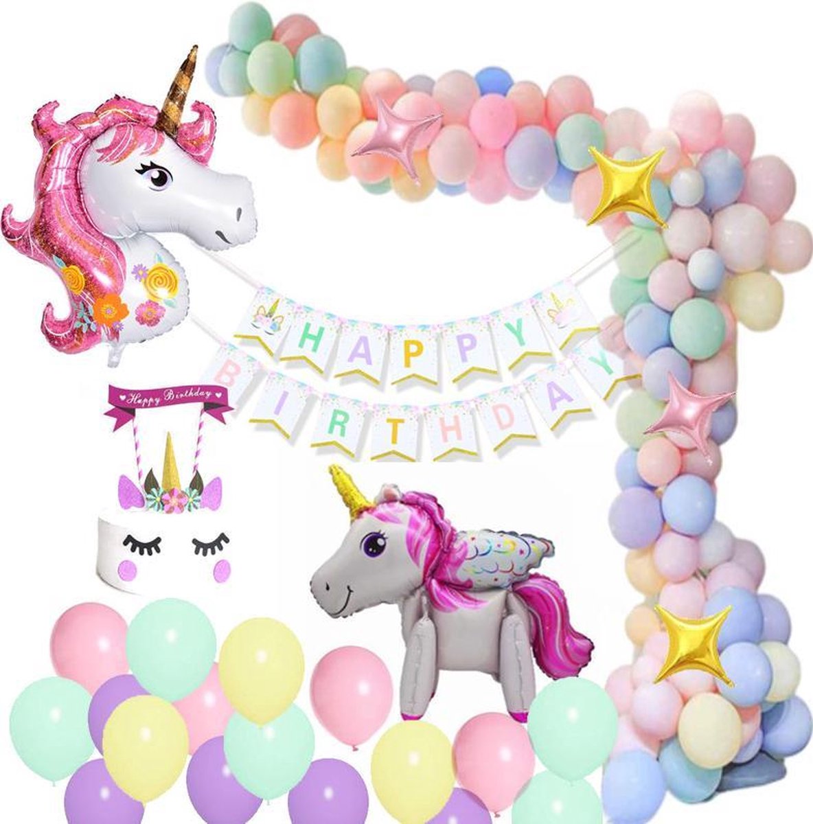 Unicorn Verjaardag Versiering