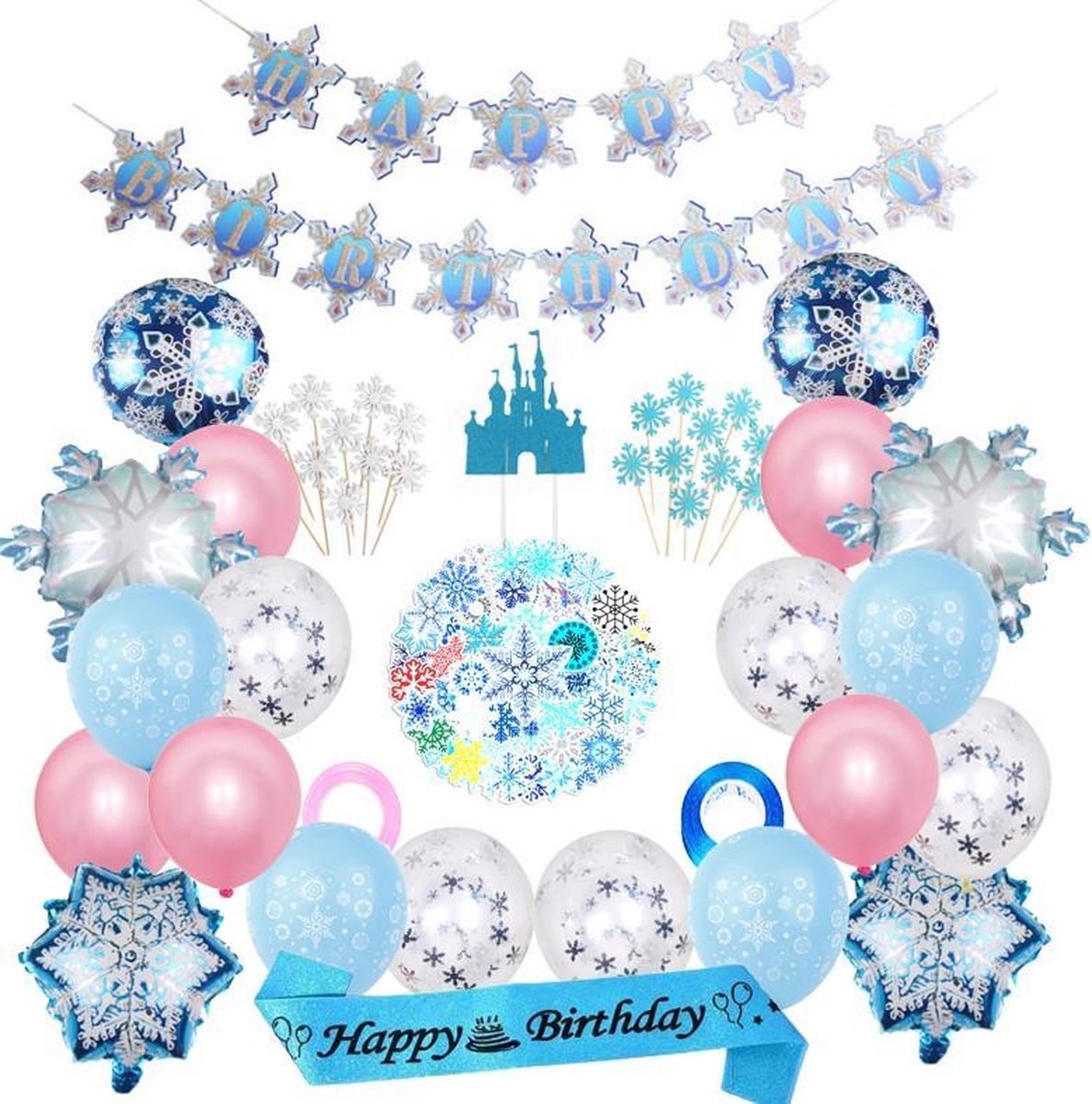 Frozen Thema Verjaardag Versiering