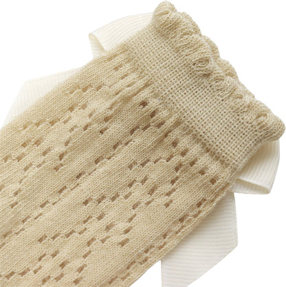 Set van 4 Paar Baby sokken met Strik