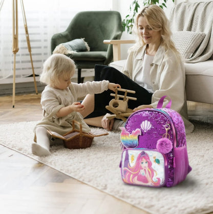 Mermaid Schooltas Pailletten